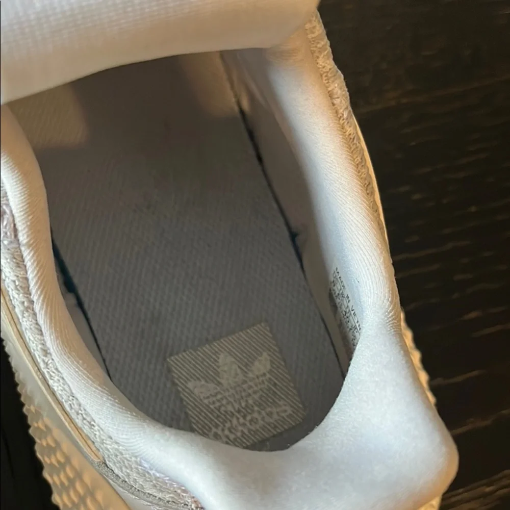 Adidas Gray and Pink‎ Sneakers with Knit Upper Size 8